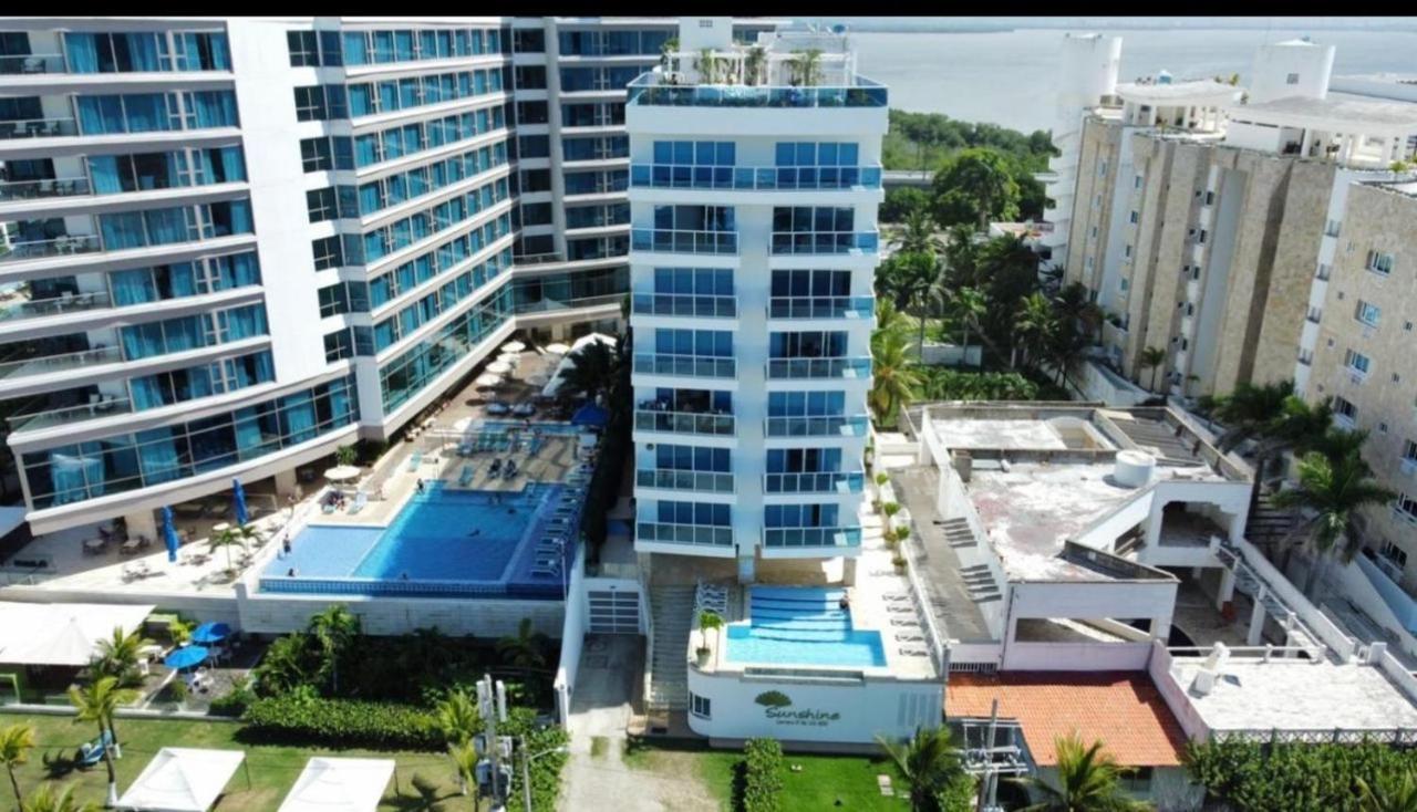 Luxury Apartment, Sector Morros, Vista Y Salida Al Mar Edificio Sunshine Cartagena Dış mekan fotoğraf