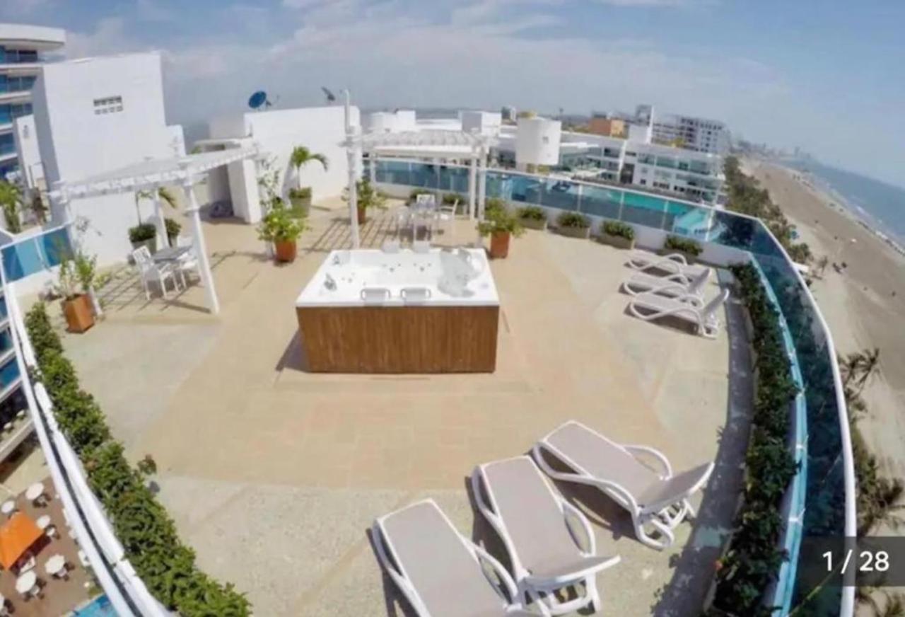 Luxury Apartment, Sector Morros, Vista Y Salida Al Mar Edificio Sunshine Cartagena Dış mekan fotoğraf