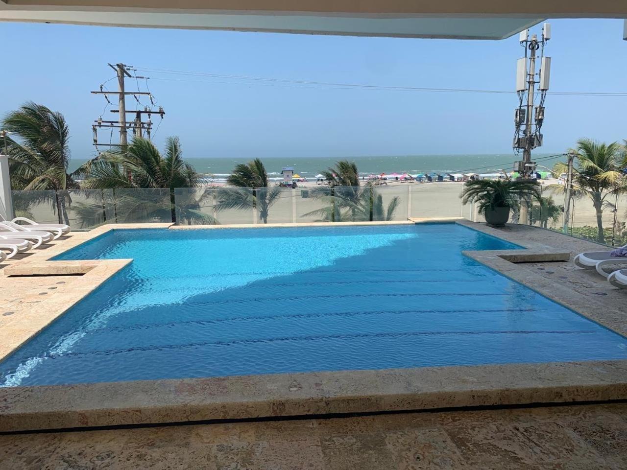 Luxury Apartment, Sector Morros, Vista Y Salida Al Mar Edificio Sunshine Cartagena Dış mekan fotoğraf