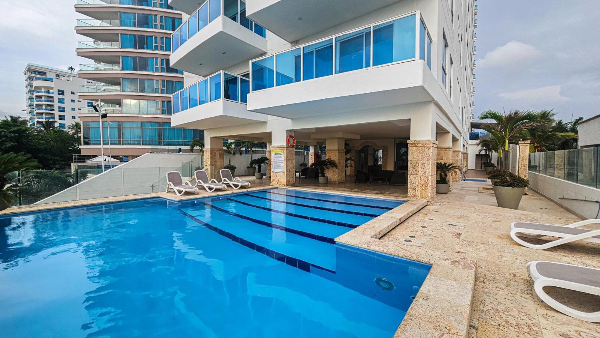Luxury Apartment, Sector Morros, Vista Y Salida Al Mar Edificio Sunshine Cartagena Dış mekan fotoğraf